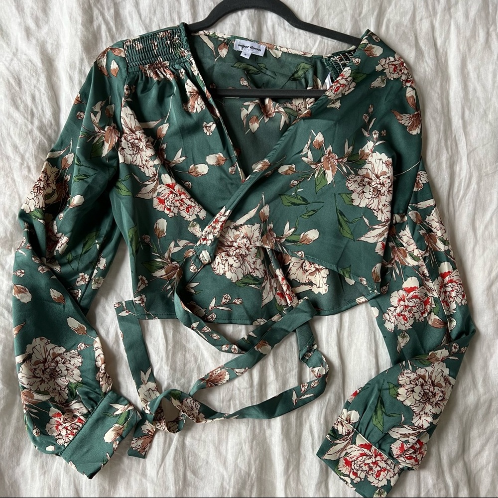 Revolve Superdown Long Sleeve Top Blouse